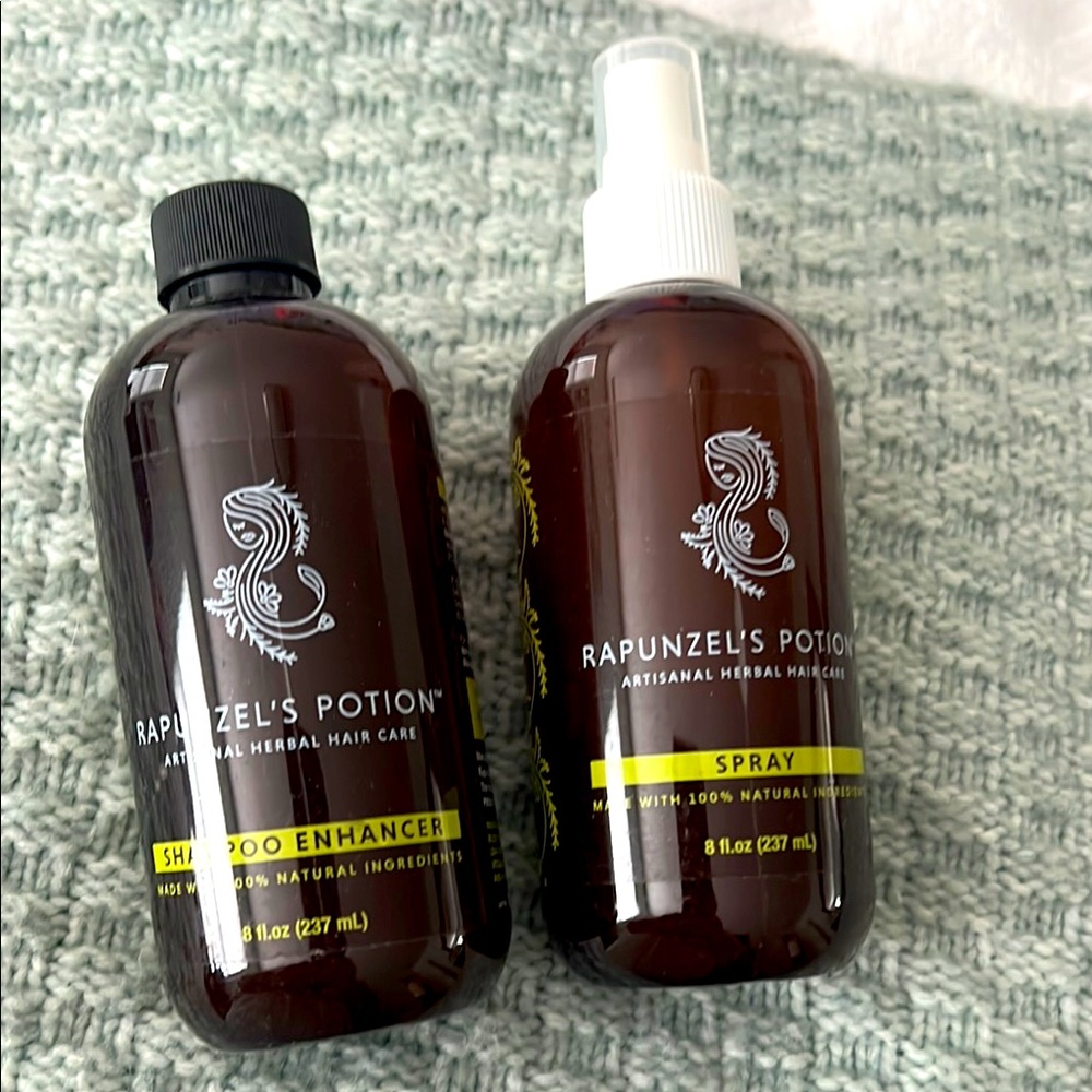 Rapunzel's Potion Shampoo Enhancer and Spray Set New